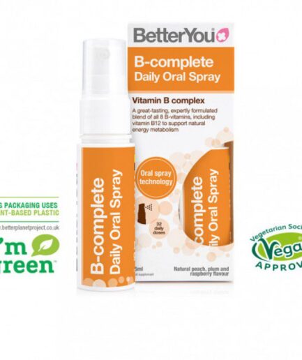 BetterYou B-Complete Oral Spray (25ml). Complex de vitamina B